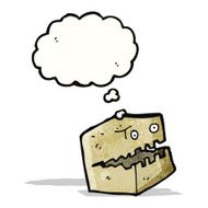 cardboard box monster cartoon N2