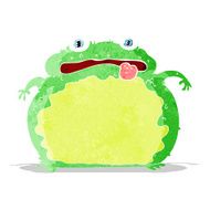 cartoon funny frog