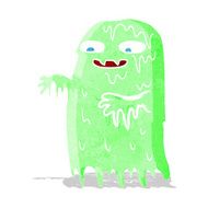 cartoon gross slime ghost