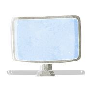 Cartoon Computer Screen N10