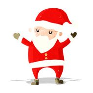 cartoon dancing santa N2