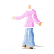cartoon female body (add photos or mix and match cartoons)