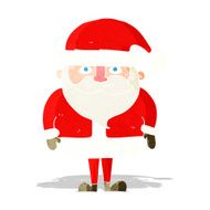 cartoon happy santa claus