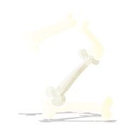 cartoon halloween bone number N2