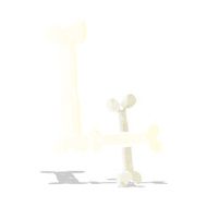 cartoon halloween bone number N4