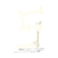 cartoon halloween bone number N6