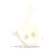 cartoon halloween bone number N9