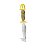 cartoon mystic dagger