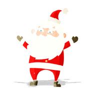 cartoon happy santa claus N2