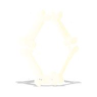 cartoon halloween bone number N10