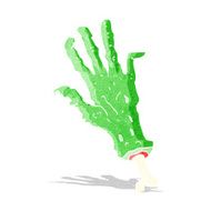 Cartoon Zombie Hand N11