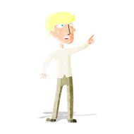 Cartoon Man Pointing N24