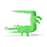Cartoon Crocodile N39