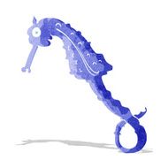 Cartoon Sea Horse N11