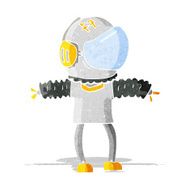 Cartoon Astronaut N25