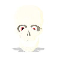 cartoon spooky skull N16