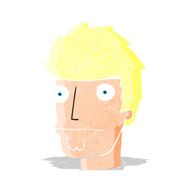 cartoon nervous man N17