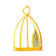 Cartoon Bird Cage N6