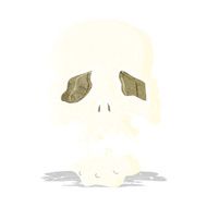 Cartoon Skull N40
