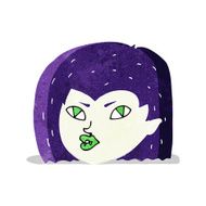 cartoon vampire face