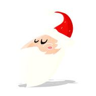 Cartoon Santa Face N4