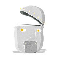 cartoon robot head N13