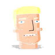 cartoon male head