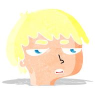 cartoon annoyed boy