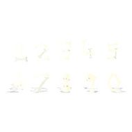 cartoon bone numbers