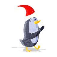 Cartoon Christmas Penguin N20