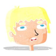cartoon unhappy face