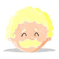 Cartoon Man With Mustache N18