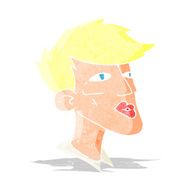 cartoon male model guy