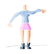 cartoon female body (add photos or mix and match cartoons) N6