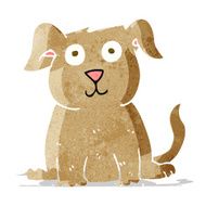 cartoon happy dog N6