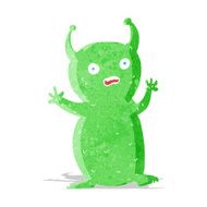 cartoon funny little alien N2