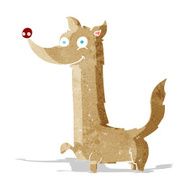 cartoon happy dog N7