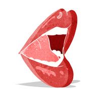 cartoon open mouth