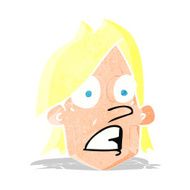 cartoon frightened face N2