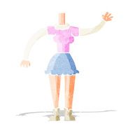 cartoon female body (add photos or mix and match cartoons) N13
