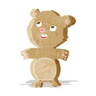 cartoon happy little teddy bear N2