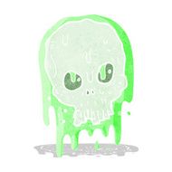 cartoon slimy skull N2