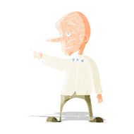 cartoon old man pointing