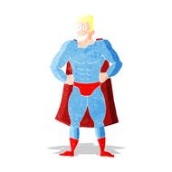 Cartoon superhero N3