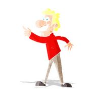 cartoon man pointing and laughing N7