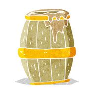 cartoon beer barrel N4