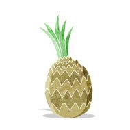 Cartoon Pineapple N10