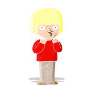 cartoon surprised man N12