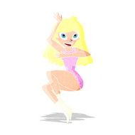 cartoon woman in lingerie N2