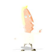 cartoon pointing man N22